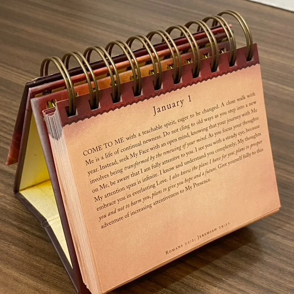 Dayspring ‘Jesus Calling’ by Sarah Young Daily Devotional Desk Flip Calendar